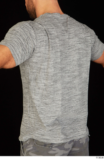 Larry Steel casual dressed grey t shirt upper body 0004.jpg